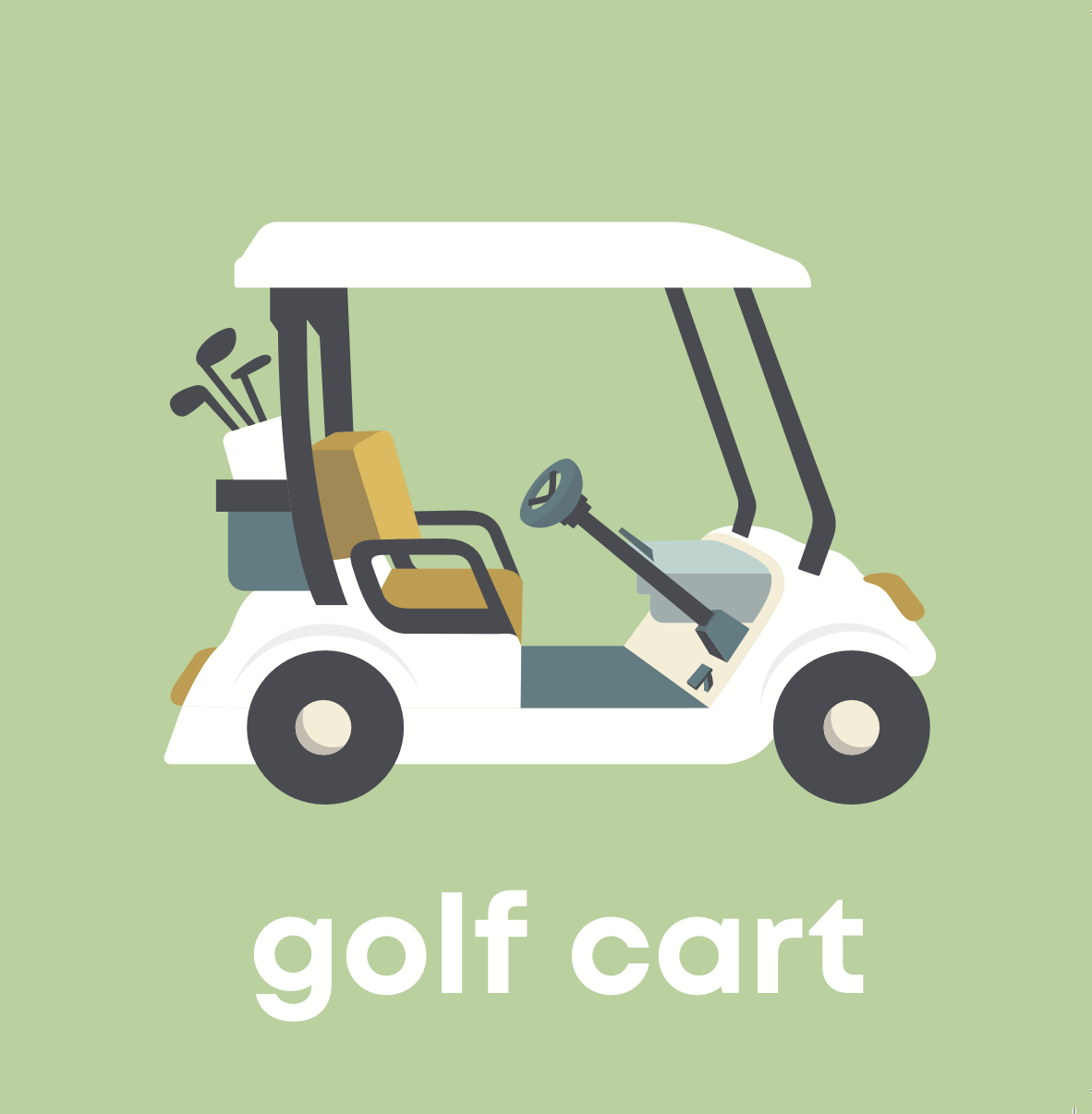 Golf Baby Board Book | Left Hand Book House