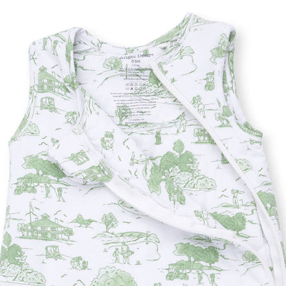Golf Toile Green Sleep Bag | Angel Dear