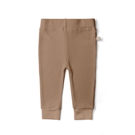 Organic Cotton Thermal Pants - Natural | GoumiKids