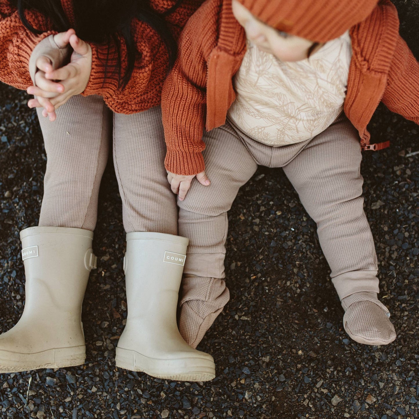 Organic Cotton Thermal Pants - Natural | GoumiKids