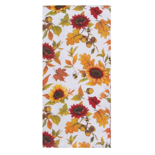 Harvest Sunflower Toss Towel | Kay Dee Designs