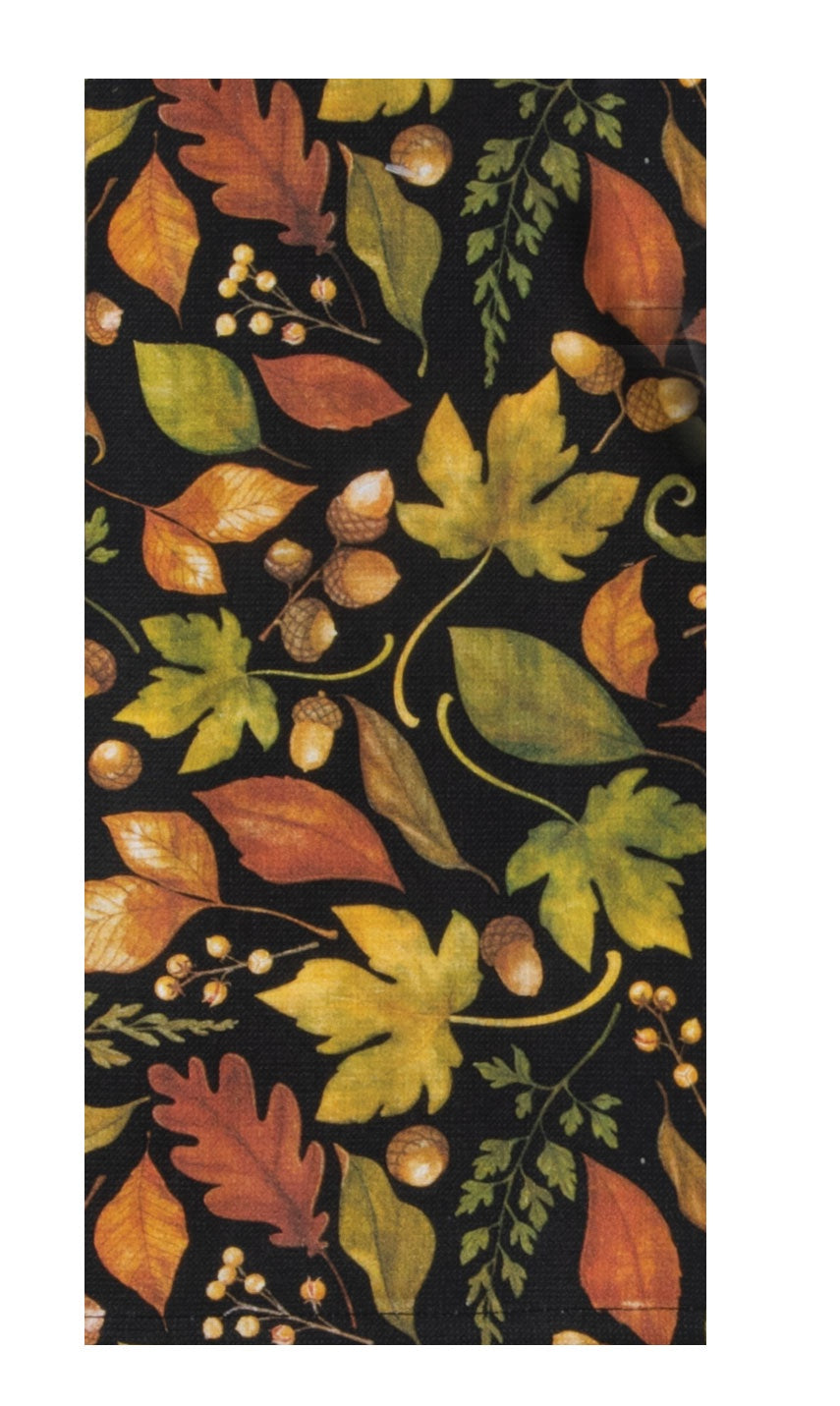 Leaves & Acorns Terry Towel | Kay Dee Designs