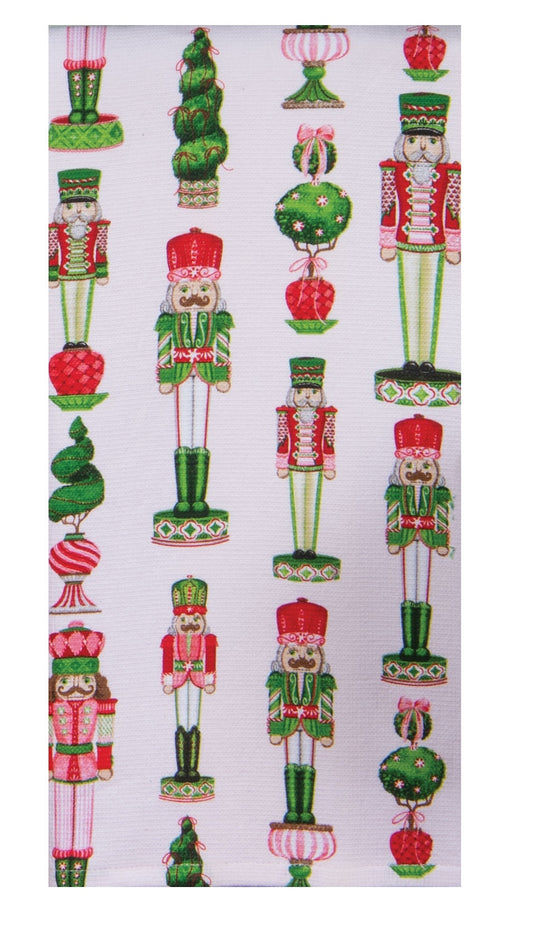Merry Nutcracker Toss Terry Towel | Kay Dee Designs