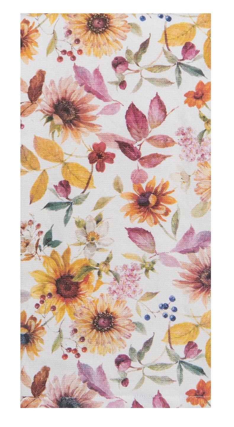 Mulberry Bloom Floral Towel | Kay Dee Designs