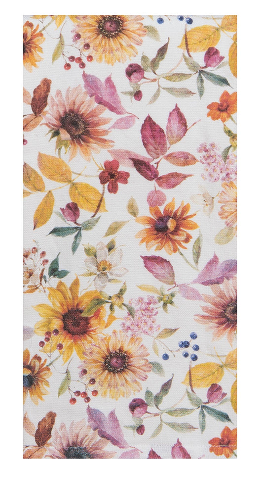 Mulberry Bloom Floral Towel | Kay Dee Designs