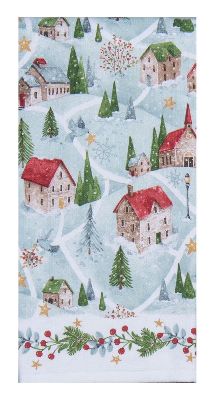 Magical Wonderland Village Towel | Kay Dee Designs