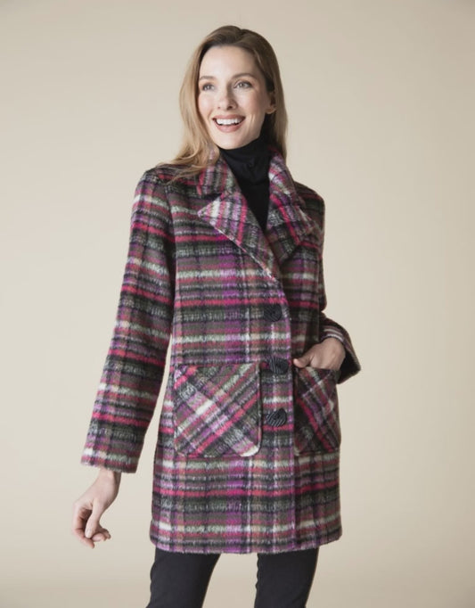 Tartan Car Coat | Habitat Clothing