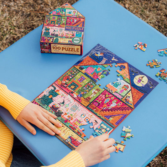 Haunted House Puzzle (100 Piece) | Eeboo
