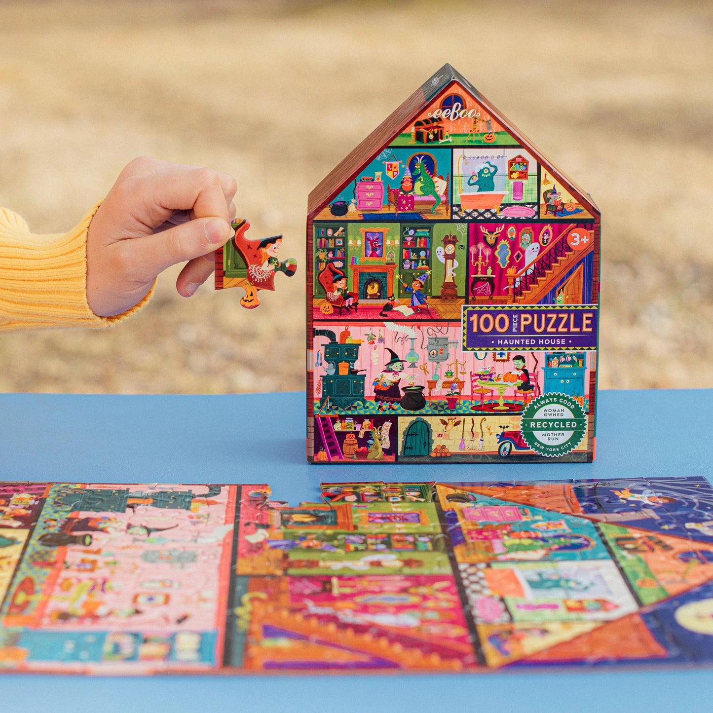 Haunted House Puzzle (100 Piece) | Eeboo