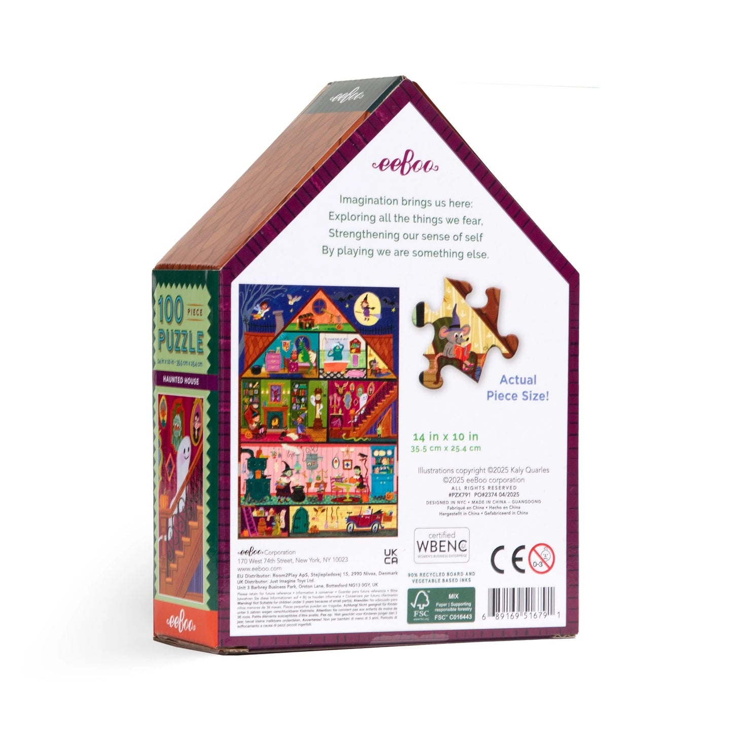 Haunted House Puzzle (100 Piece) | Eeboo