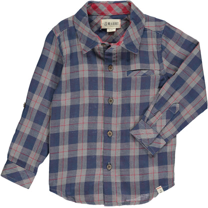 Long Sleeved Atwood Button Up Shirt (Various Prints) | Me & Henry