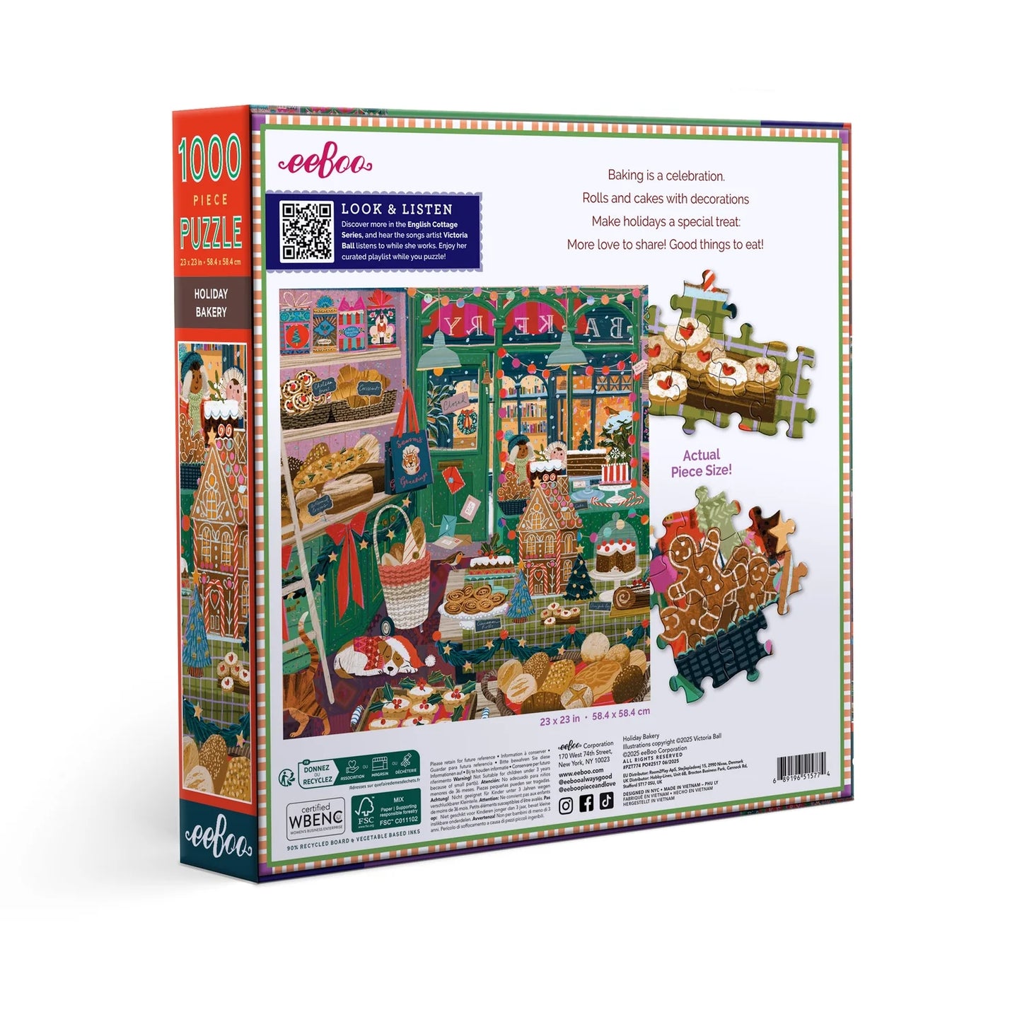 Holiday Bakery Puzzle (1000 Piece) | Eeboo