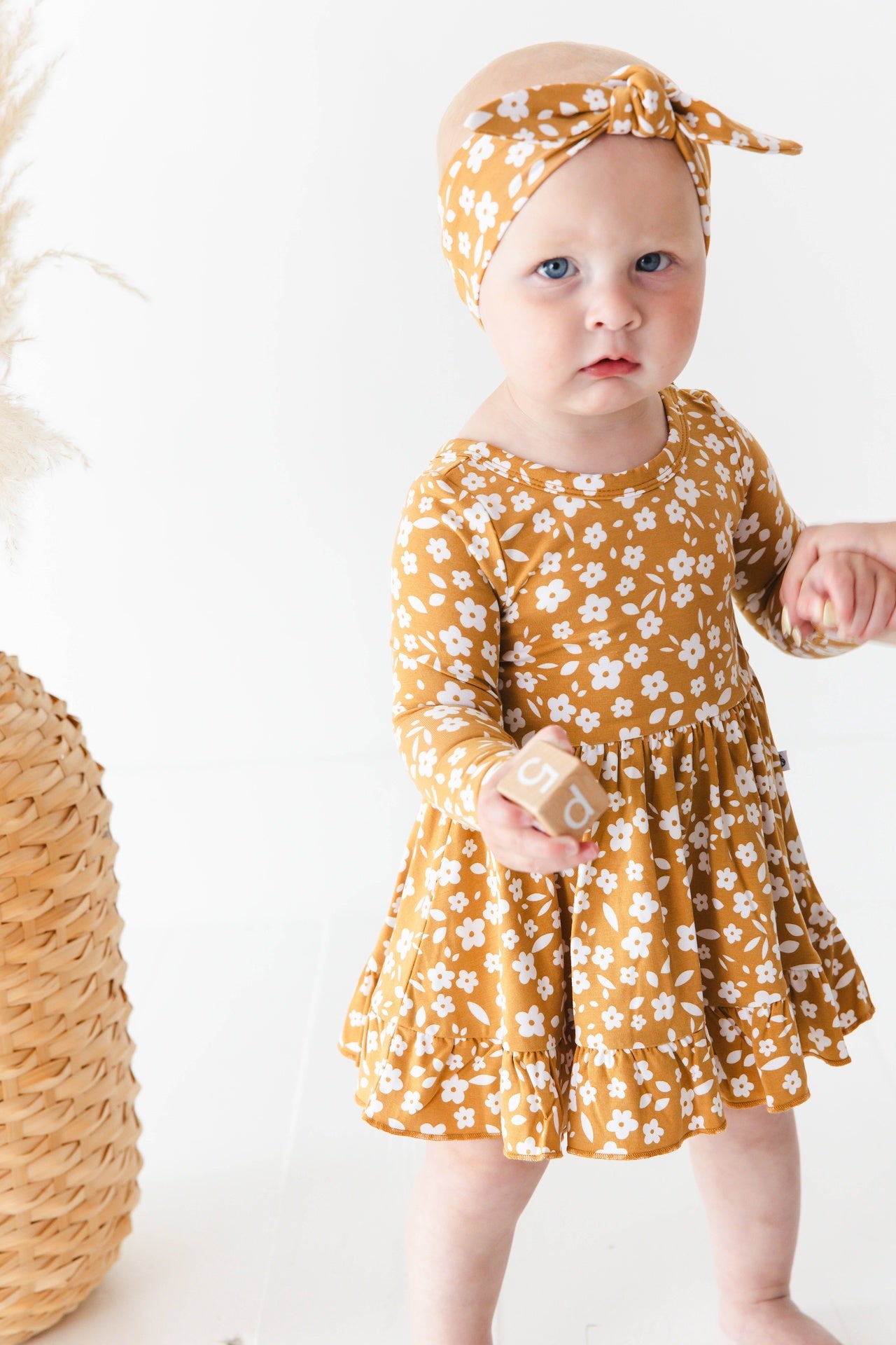 Honey Blooms Bodysuit Twirl Dress | Jammie Sessions
