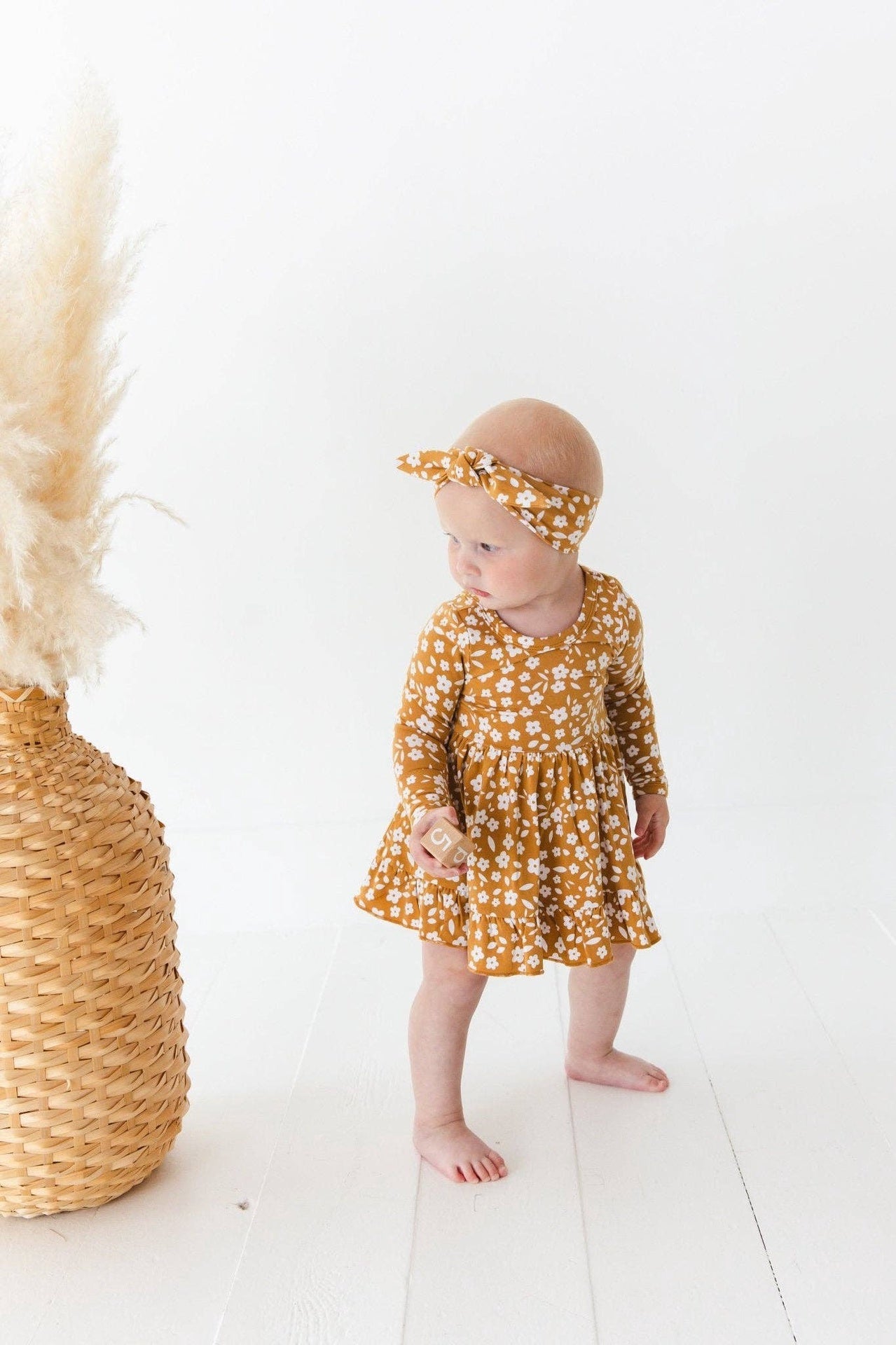 Honey Blooms Bodysuit Twirl Dress | Jammie Sessions