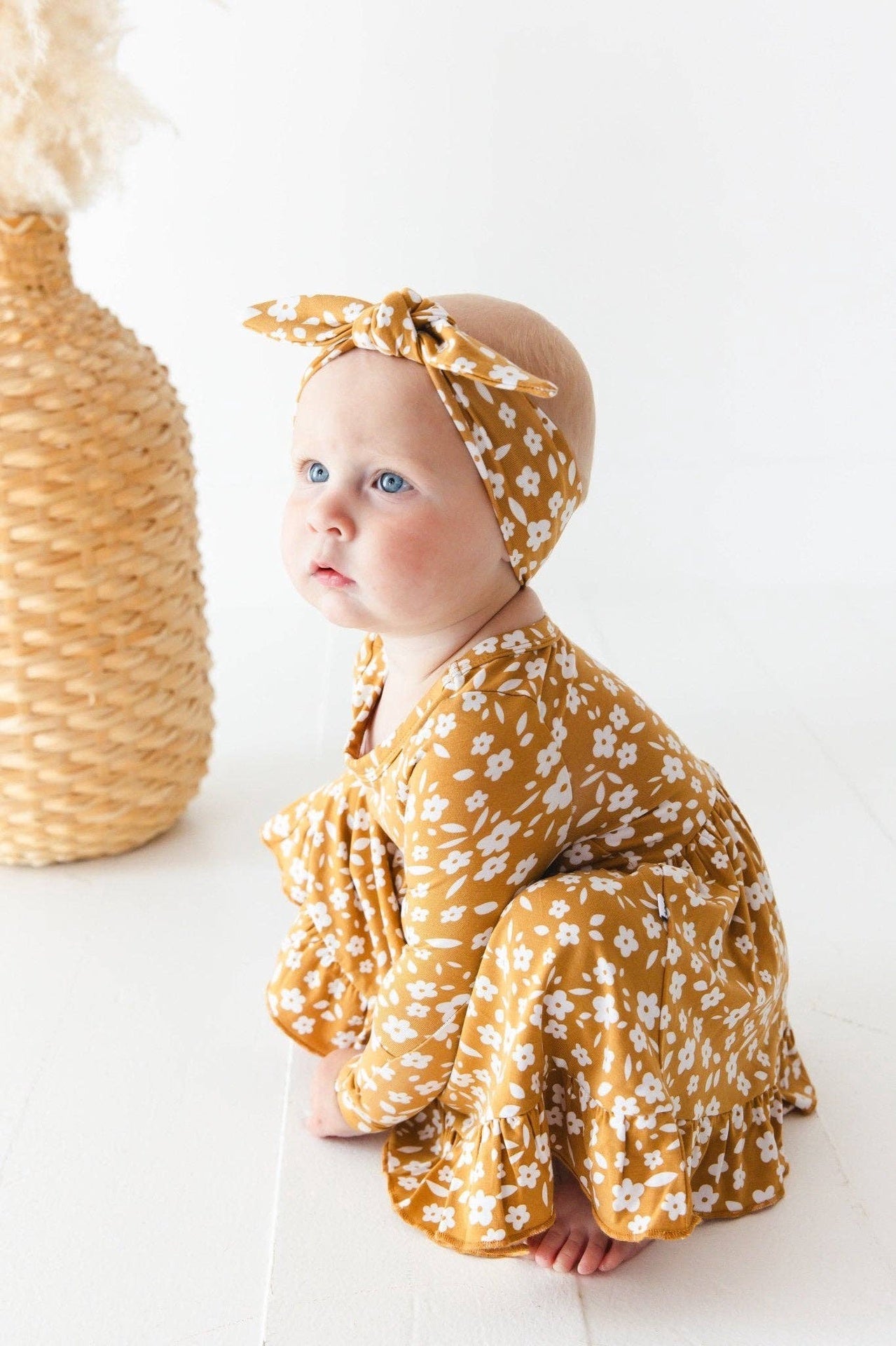 Honey Blooms Bodysuit Twirl Dress | Jammie Sessions