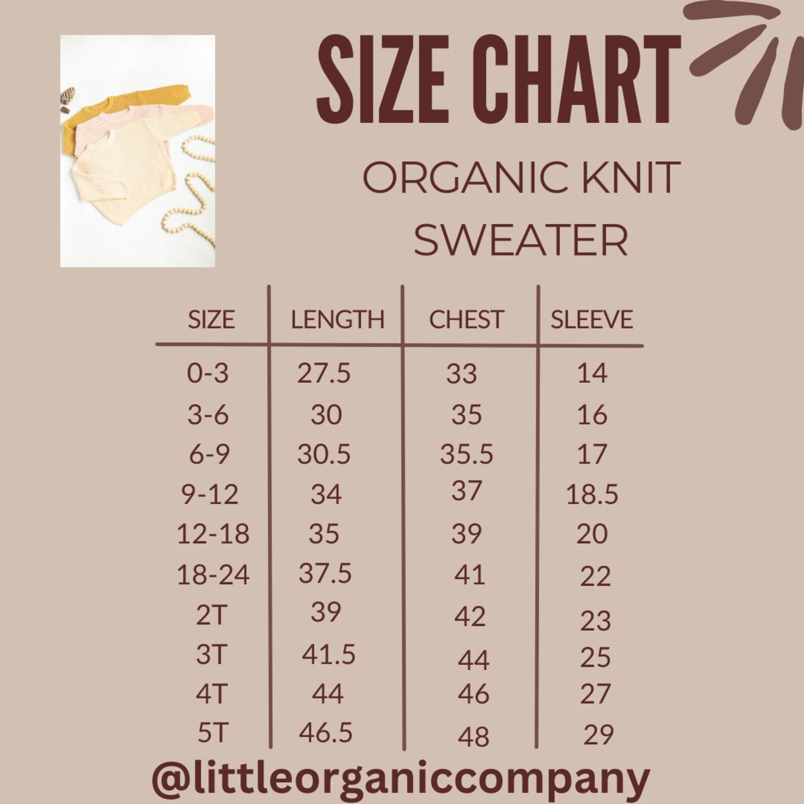 Chunky Knit Pullover | Little Organic Co.