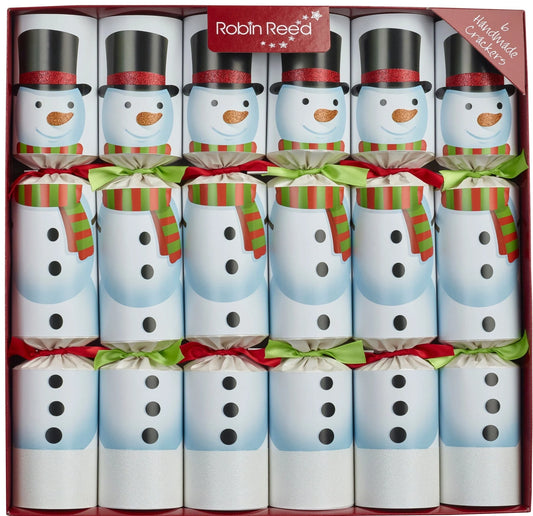 Snowman Racer Christmas Crackers (Wind-up Racers) | Robin Reed