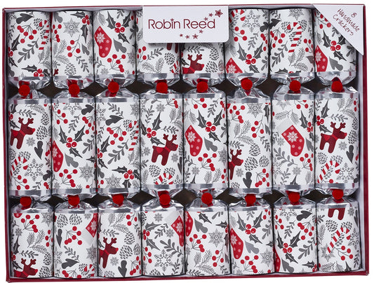 Jolly Christmas Time Christmas Crackers (Novelty) | Robin Reed