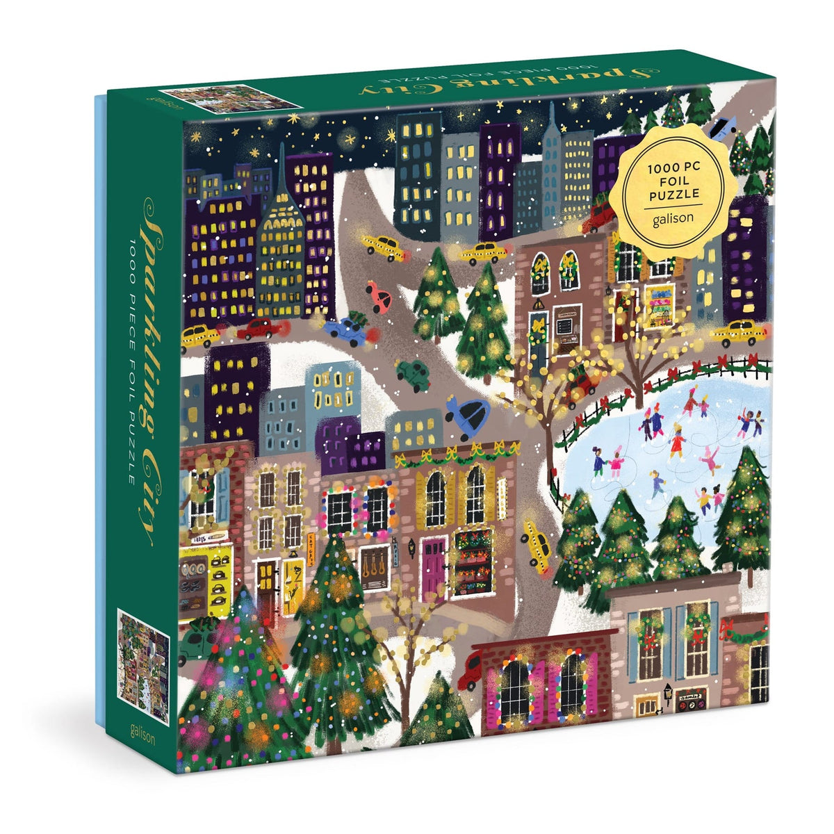 Joy Laforme Sparkling City Foil Puzzle (1000 Piece) | Galison