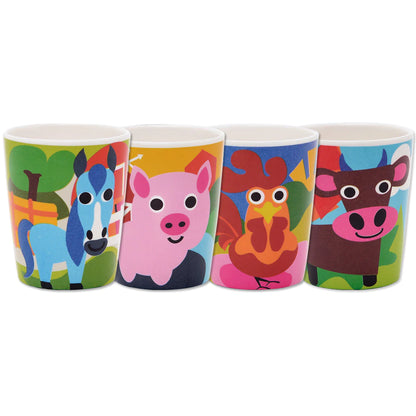 Farm Kids Juice Cup Set/4 | French Bull