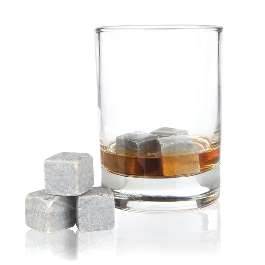 Glacier Rocks Soapstone Cube Set of 6 | Viski