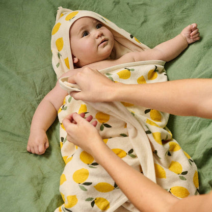 Lemon Hooded Towel | Nature Baby
