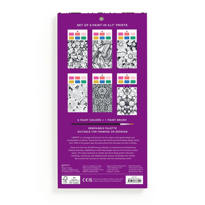 Liberty of London Paint-In Print Set | Chronicle Books
