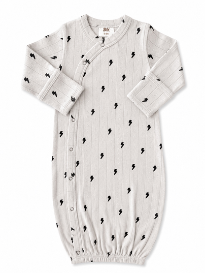 Lightning Bolts Pointelle Gown | Siix Collection