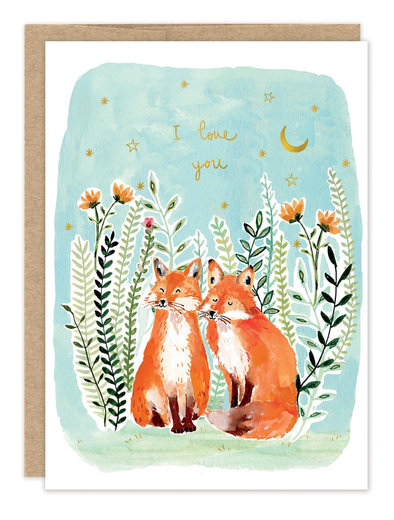 Foxes Anniversary Card | Biely & Shoaf