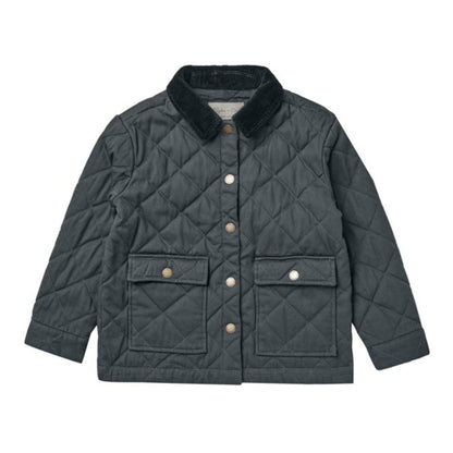 Navy Quilted Barn Jacket | Rylee + Cru