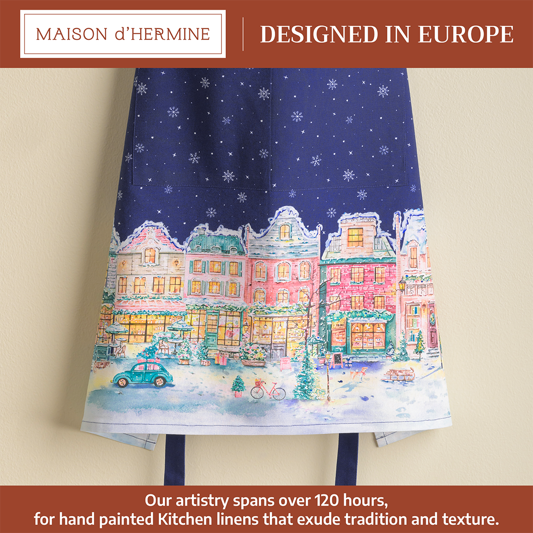 Christmas Market Apron | Maison d'Hermine
