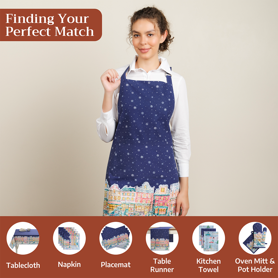 Christmas Market Apron | Maison d'Hermine