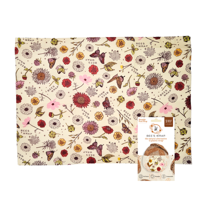 Meadow Magic Print Reusable Bread Wrap | Bee's Wrap
