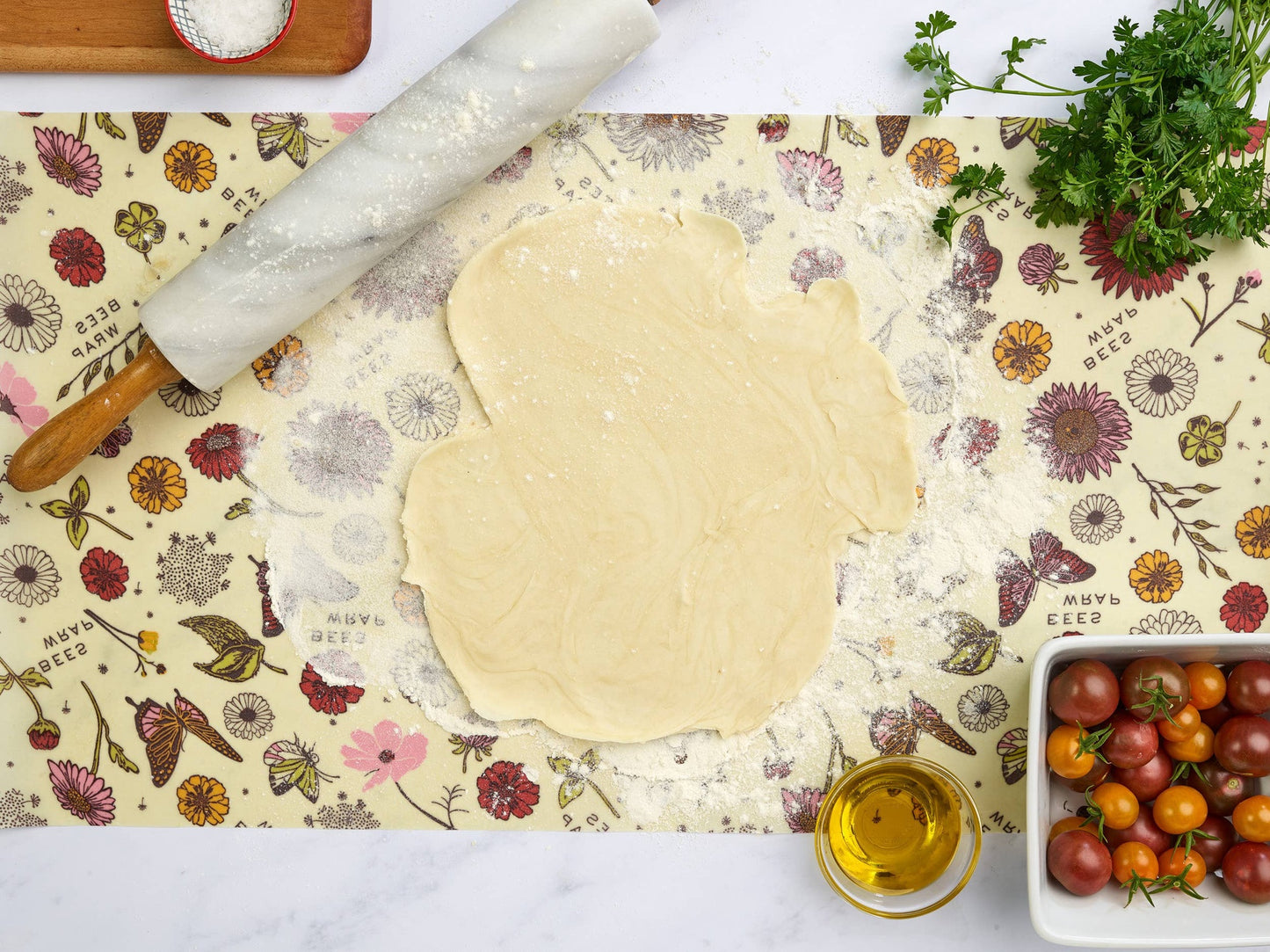 Meadow Magic Print Reusable Bread Wrap | Bee's Wrap