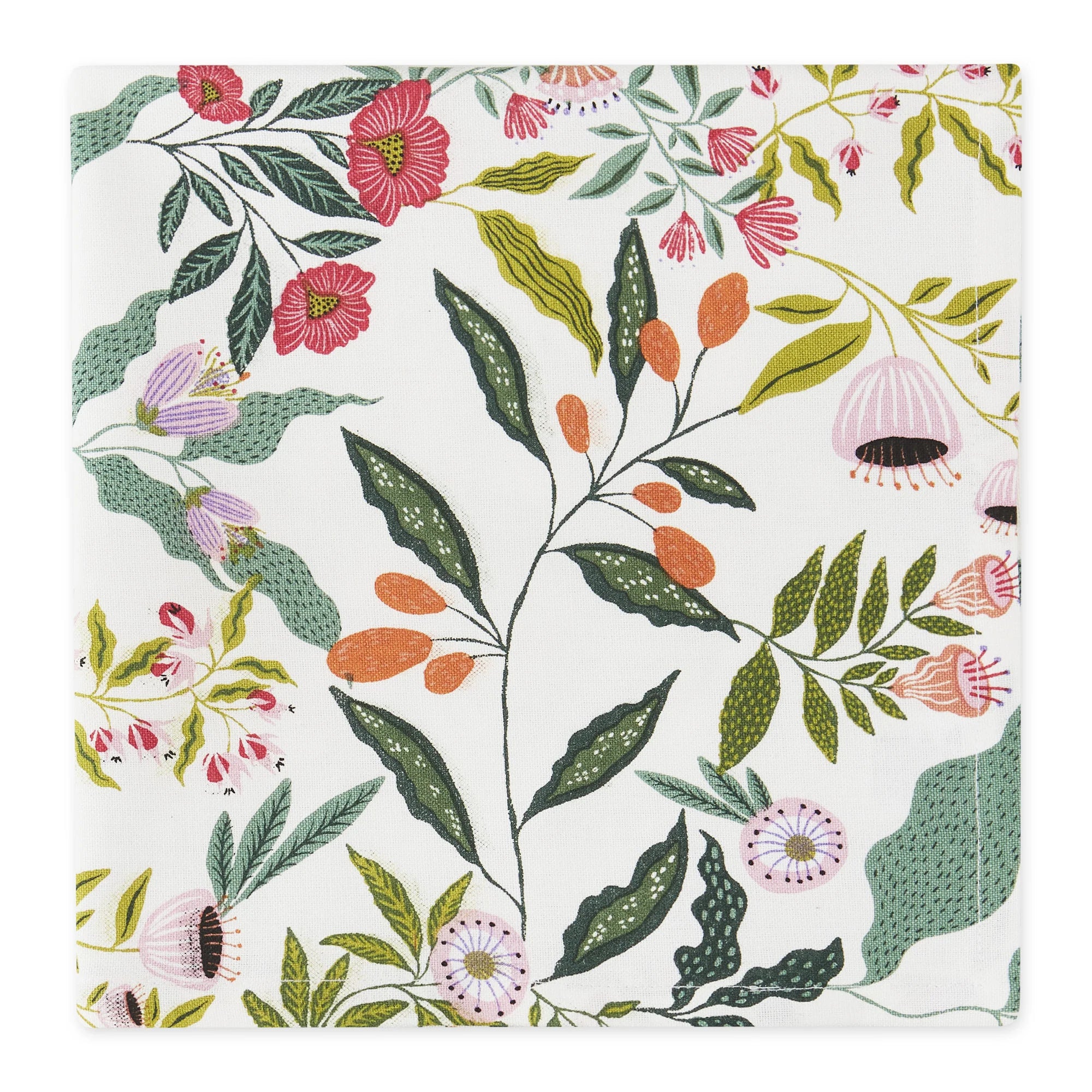 Liana Vine Printed Cotton Napkins Set/4 | Design Imports
