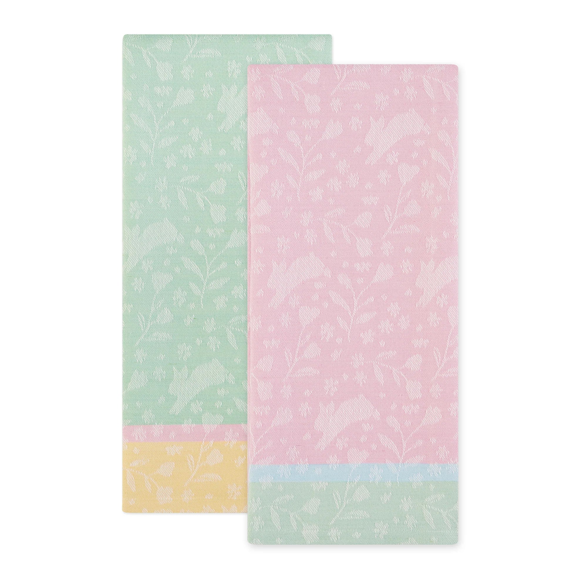 Bunny Hop Jacquard Kitchen Towels (Various Colors) | Design Imports