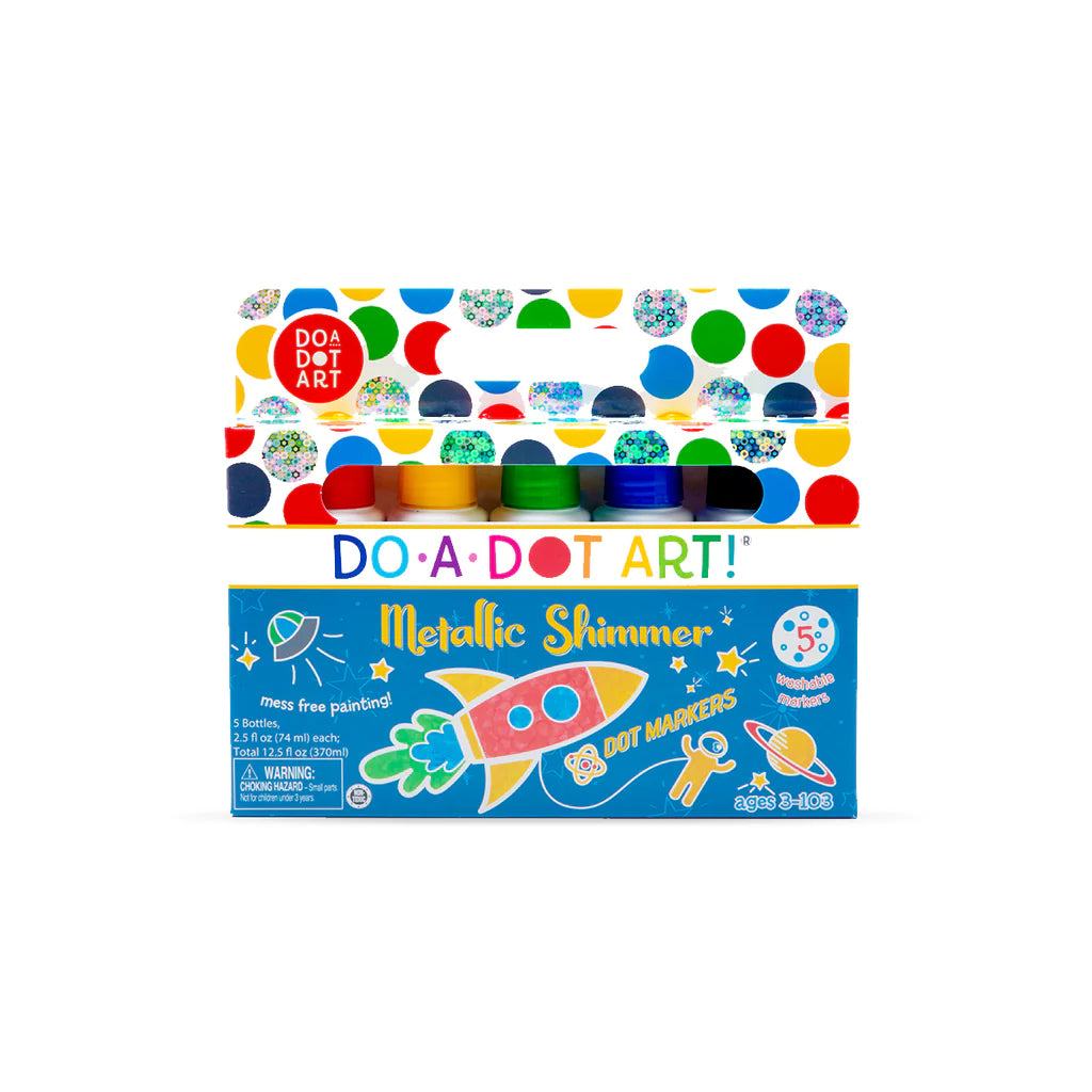 5 Pack Metallic Shimmer Dot Markers | Do·A·Dot Art