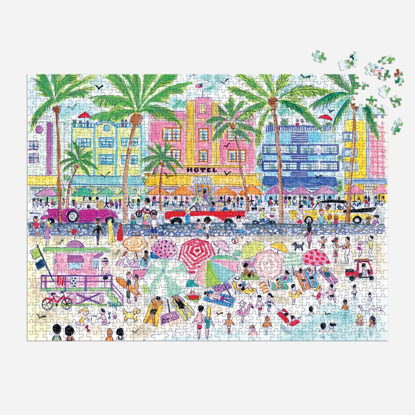 South Beach Miami 1000 pc Puzzle | Galison