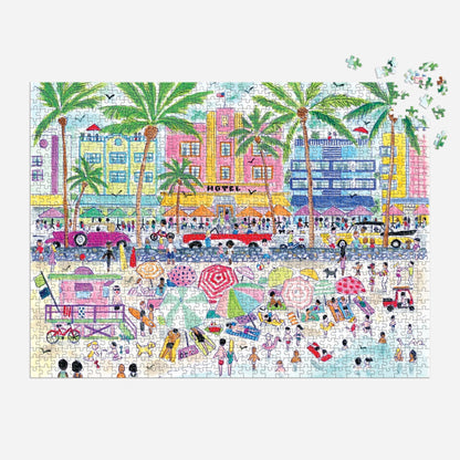 South Beach Miami 1000 pc Puzzle | Galison