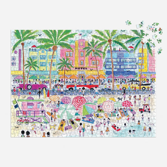 South Beach Miami 1000 pc Puzzle | Galison