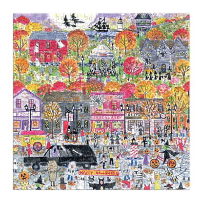 Michael Storrings Halloween Parade Puzzle (500 Piece) | Galison