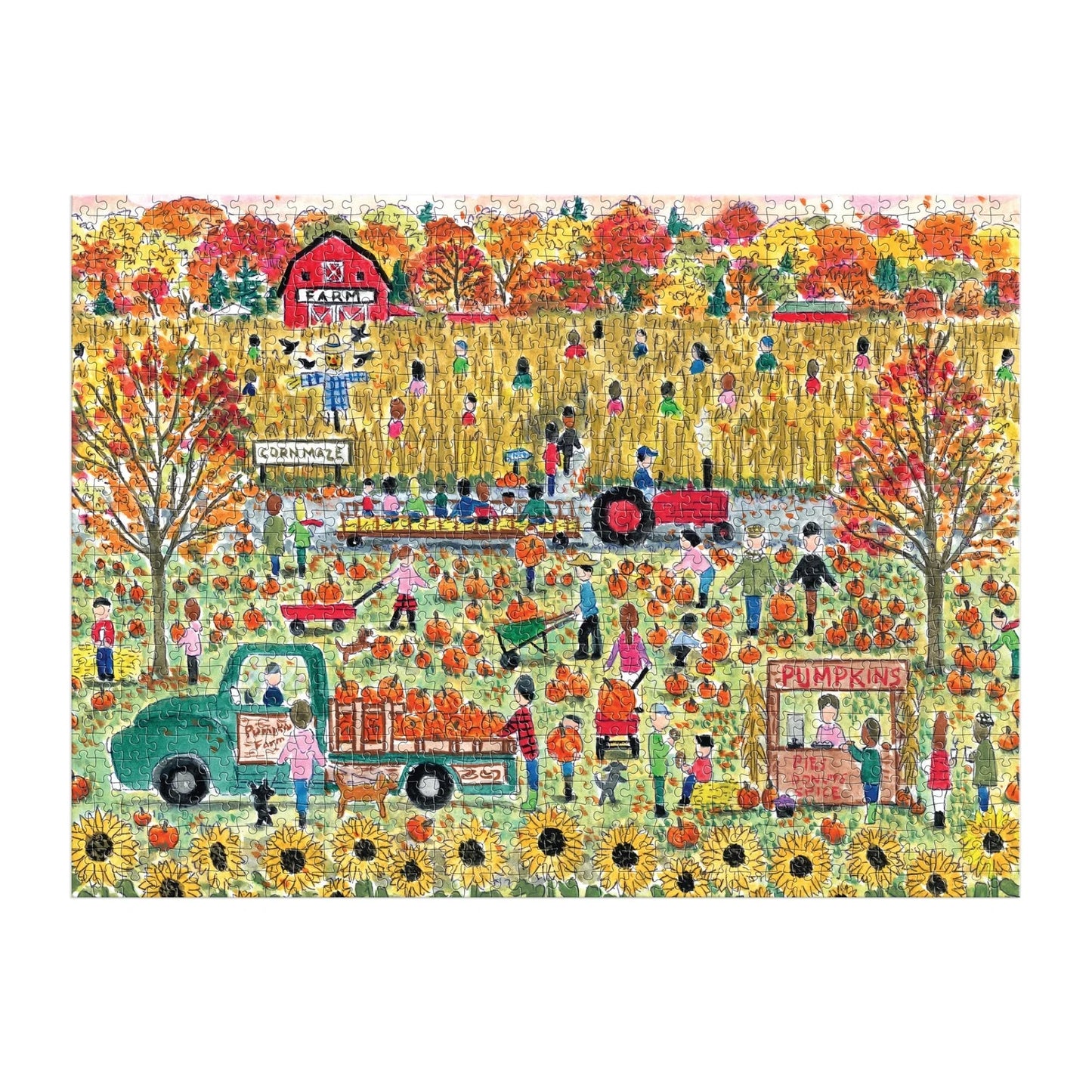 Michael Storrings Pumpkin Patch 1000 Piece Puzzle | Galison