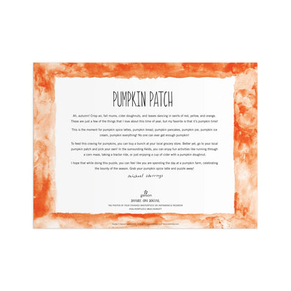Michael Storrings Pumpkin Patch 1000 Piece Puzzle | Galison