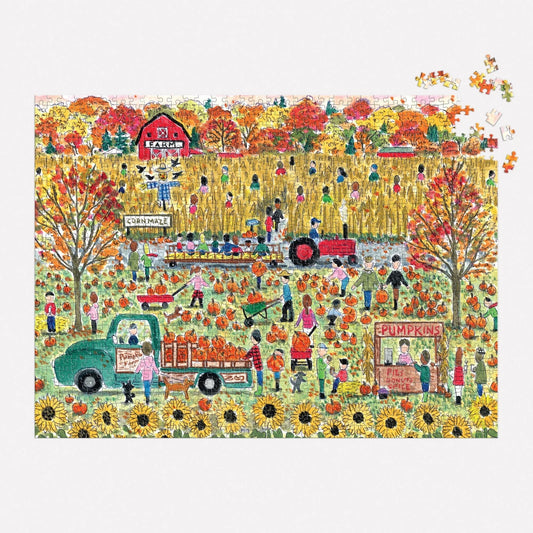 Michael Storrings Pumpkin Patch 1000 Piece Puzzle | Galison