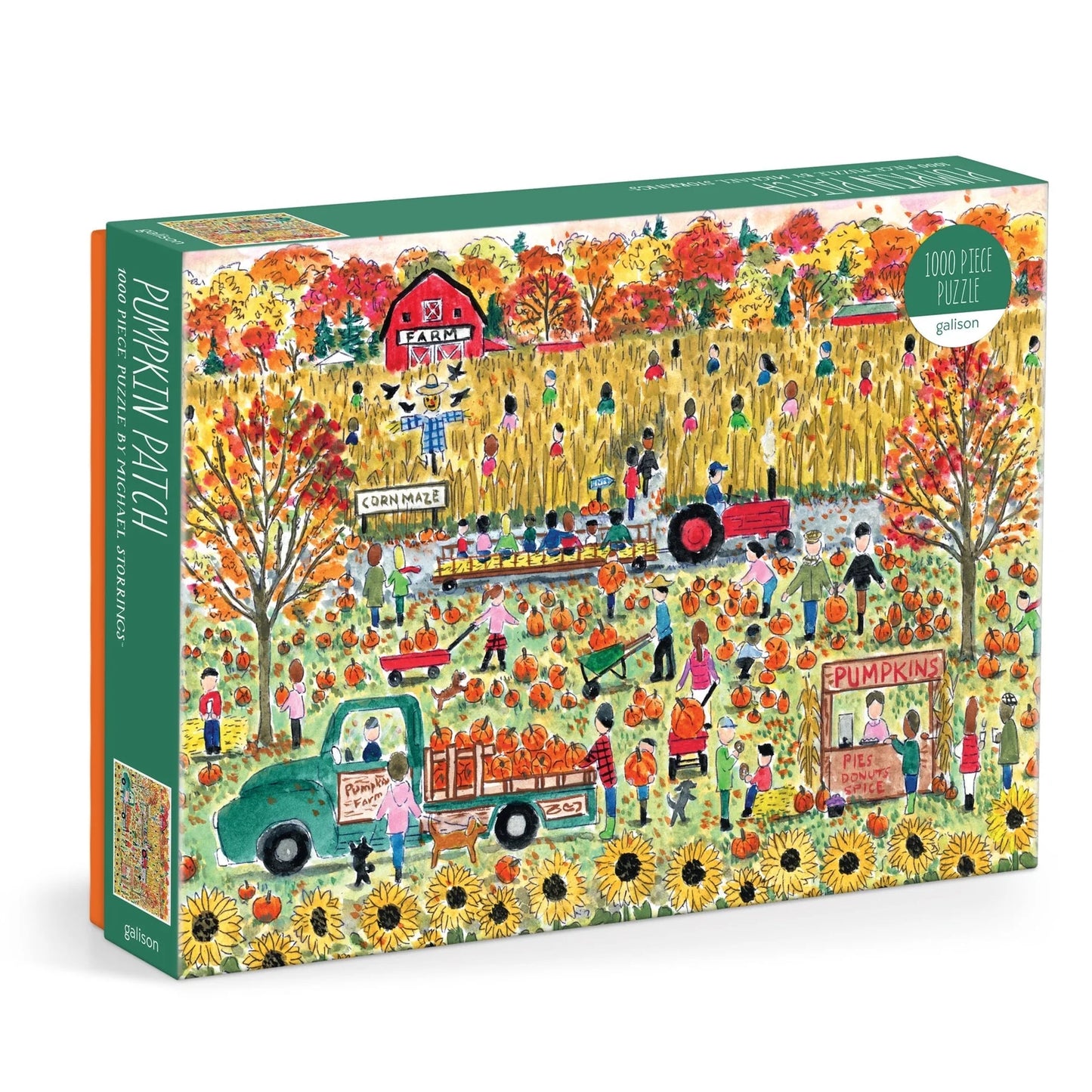 Michael Storrings Pumpkin Patch 1000 Piece Puzzle | Galison