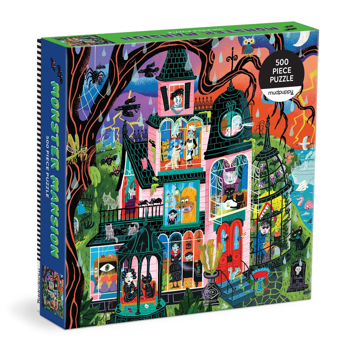 Monster Mansion Family Puzzle (500 Piece) | Mudpuppy