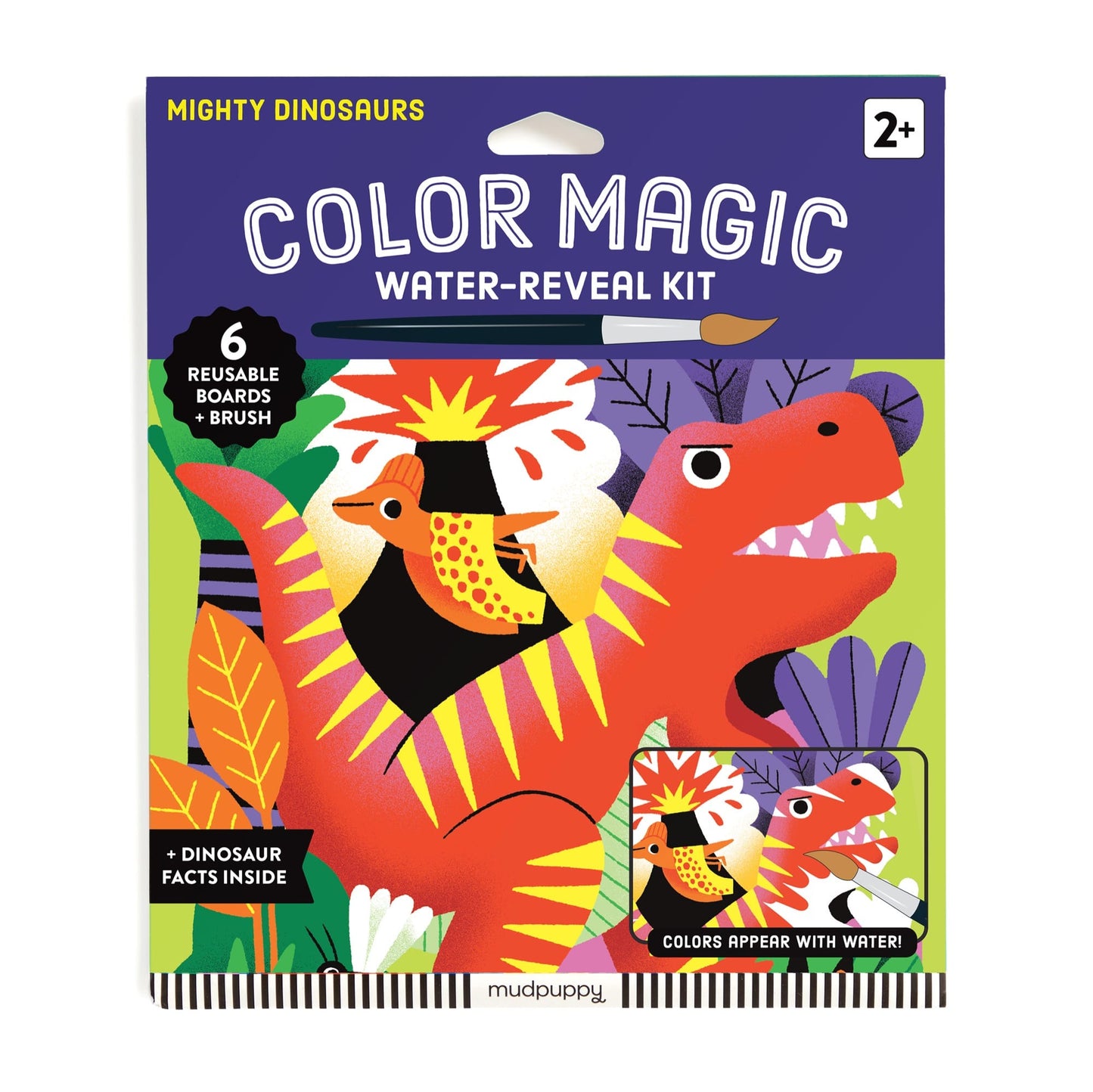 Mighty Dinosaurs Color Magic Water Reveal | Mudpuppy
