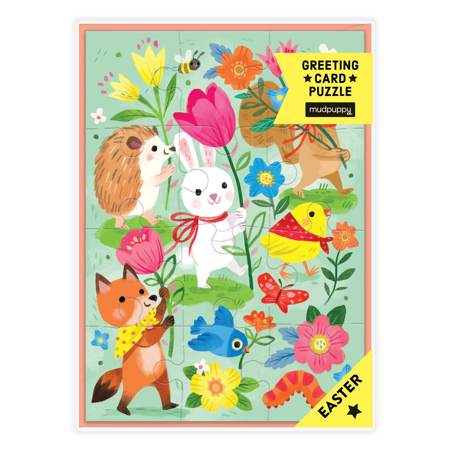 Hoppy Easter Puzzle Greeting Card | Mudpuppy