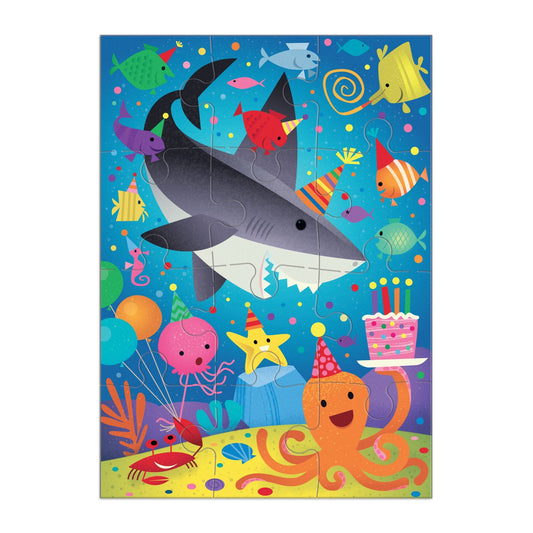 Shark Party Greeting Card Puzzle | Mudpuppy