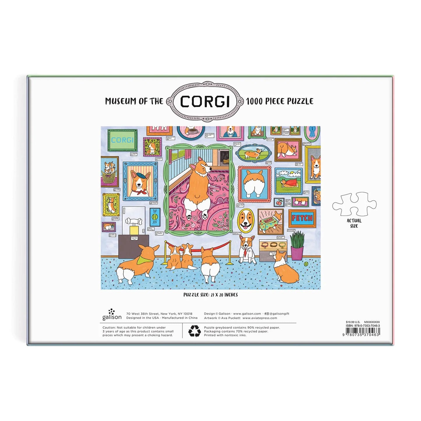 Museum of Corgi Puzzle (1000 pc) | Galison